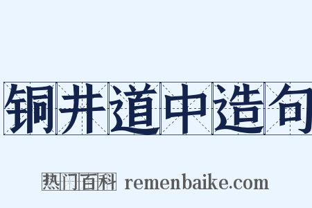铜井道中造句是什么意思的图片